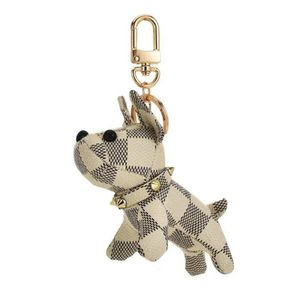 Söt nyckelring mode nyckelring plånbok hängande väska hund design dockkedja bil nyckelring nyckelring 7 alternativ med premiumbox