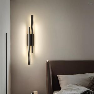 Lâmpada de parede 18W Long Light Light Luxury Creative Room Bedroom Bedroom