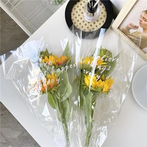 Dekorative Blumen Ins Wind Sonnenblumenstrauß Simulation Blume, um eine Freundin kreativer Geschenk zu schicken, die Dekoration PO -Requisiten halten