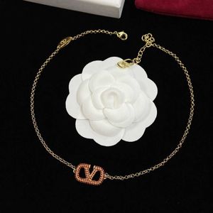 Accessori Anello di diamanti Collana di design di lusso Fiori Trifoglio Bracciale rigido da donna 23 anni Blockbuster Piccolo libro rosso con lussuosa rosa alla moda viola scintillante