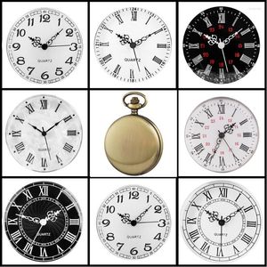 Pocket Watches Bronze Vintage Watch Halsband Arabiska digitala Display Mens Women Jewelry Quartz Pocket Pocketwatch Gifts All