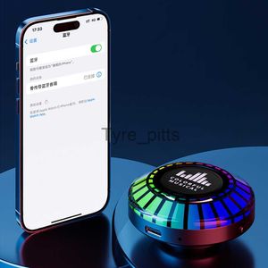 Alto -falantes portáteis Caixa de som de condução óssea HIFI SOME SOM ATMOSFERA LUZ DE 400mAH BATERIA MINI SUBWOOFER PRESENTES COLORIAS PARA MAN MOMENS X0813