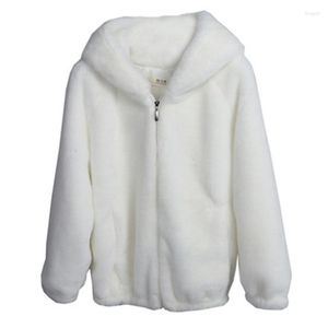 Feminino de pêlo outono de inverno de inverno casacos imitando mulheres curtas encapuzadas lazer grosso e grosso plus size 6xl 7xl 8xl 9xl Jackets xf766