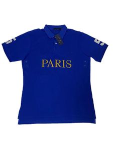 Designer Paris Herren-Polos-Shirt Short Sleeve Revers Stickerei