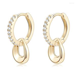 Dangle Earrings Detachable Moissanite Drop Earring 1.3mm VVS1 For Women Real Silver 925 With GRA Fine Jewelry Gift Wholesale Trend 2023