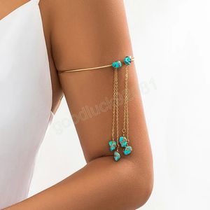 Bracciale bracciale bracciale per le donne in pietra naturale bohémien per donne gioielli lunghi braccialetti braccialette di braccialetti y2k gift feste