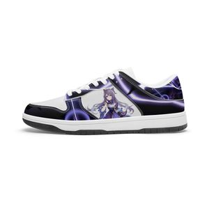 Schema fai-da-te alla moda Modello personalizzato con scarpe marroni di grandi dimensioni team da donna da donna Nuova scarpe da ginnastica viola rosa nero