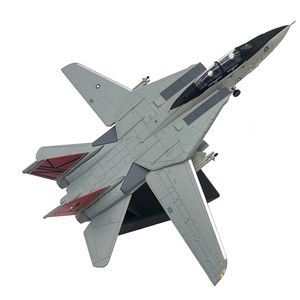 ElectricRC Aircraft 1100 Scale Diecast Airplanes 4 Tomcat Plan Jet Model for Collection Gift Home Living Room Decor 230812