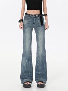 Jeans femminili donne blu blu si sfarino alla vita alta vintage di moda coreana 2000s y2k pantaloni di denim larga estetica harajuku casual pantaler 2023