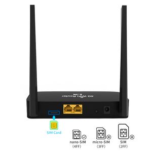 Routers Wireless Router Modem 4G WiFi SIM Card 300Mbps EM13S Module Lan Wan 4GHz 24GHz Antenna Network for Home Office 230812