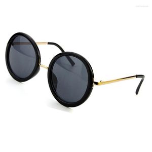 Sonnenbrille Retro Round Women Brand Designer Outdoor Reise Fahrt Vintage Sun Gläses Mädchen Damen 5 Farben