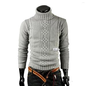 Men's Sweaters Men Sweater Half-turtleneck Slim Fit Long Sleeved War Casual Knitting Base Shirt Autumn Winter Trend Fashion