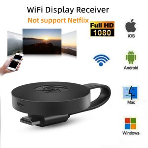 TV Stick 24G 4K para Mirascreen Dongle Crome Cast Hdmicompatible Wireless WiFi Display Receiver para Google Chromecast 2 Android 230812