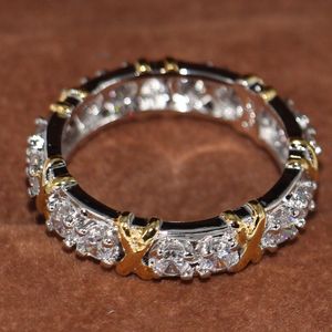 Pierścień designerski miłosna biżuteria kasatyczna Tytanowa śruba stalowa śruba 5cz Diamond Women Mens Pierścienie złota nigdy nie zanikała