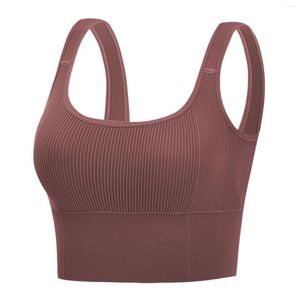 Women's Tanks Women Sexy Sports Bra Tops For Top Fitness Yoga Female Pad Sportswear Vest Tank Sport Push Up The Limited Size Large