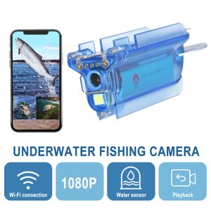 Fish Finder 1080p Camera da pesca subacquea Wi-Fi Videocamera Fish Finder con remoto App Registrazione Remoto per la pesca del lago 230812