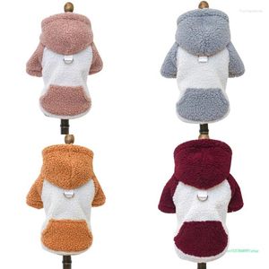 Hundebekleidung Haustier Winter Lamm Kaschmirmantel warme Outdoor Fleece gebürstete Sweatshirts Jacken Weste für kleine mittelgroße Hunde