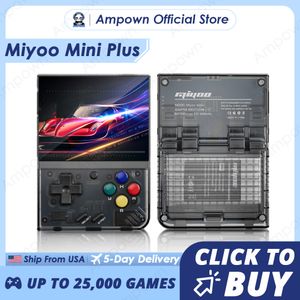 ポータブルゲームプレーヤーMiyoo Mini PlusポータブルレトロハンドヘルドゲームコンソールV2ミニIPS画面ビデオゲームコンソールLinuxシステムクラシックゲームキッドギフト230812