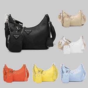 デザイナーLuxurysハンドバッグハンドバッグプラド3ピースHobo Crossbody Pures Sale Sale Womens Lady Fashion Wallet Canvas Bags Bagstylishdesignerbag