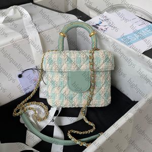 CC10A Mirror Quality Makeup Bag Designer Crossbody Bag Brand Dressing Box Handbag Exquisite Packaging