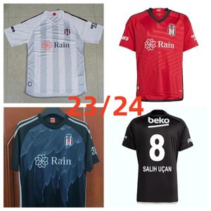 23 24 Besiktas Mens Futebol Jerseys ROSIER SALIiH UCAN GEDSO CENK TOSUN SEMIH NECIP UYSAL BERKAY Home Away 3º Camisas de Futebol Uniformes