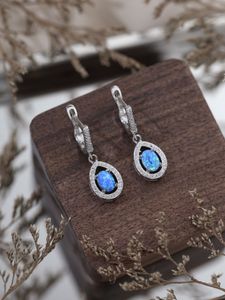 Hot Selling Diamond Studded Australian Treasure örhängen S925 Sterling Silver Light Luxury Fashion Earrings, Versatile Earrings