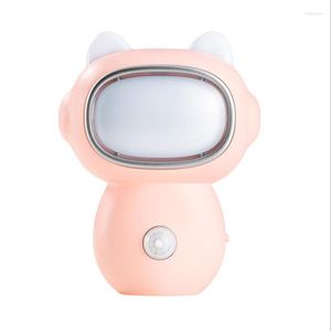 Luci notturne Light Light Robot Sensor Motion Smart Motion USB Lampada a luce notturna ricaricabile per bambini Lighting camera da letto letto