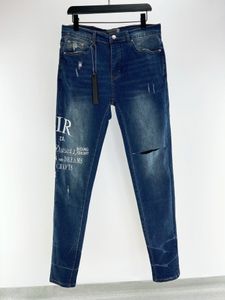 Jeans jeans designer di lusso fideo jean uomini arti distretto dritta jeans strappato per pantaloni motociclisti marchi di tendenza pantaloni da cowboy skinny
