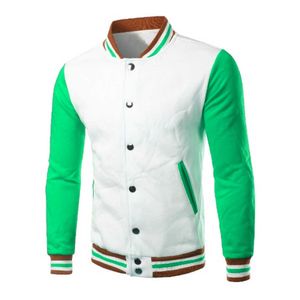 Oem Odm Obm Homens Elegantes Designs Bordados Beisebol Moda Streetwear Casual Fit College Jacket Marca