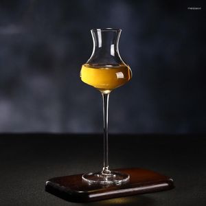 Bicchieri da vino a forma di tulipano in cristallo degustazione in vetro creativo cocktail whisky tazza fragrante per barra da barra da nubi