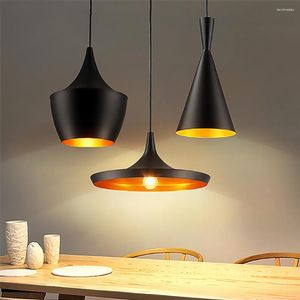 Pendant Lamps Modern LED Chandelier Vintage Base Edison Bulb Home Lighting Art Deco Designer Gloss