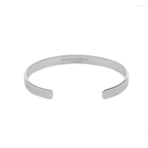 Bracciale aperto Bracciale da uomo Margiela Mm6 Numeri Bangles Lucky Coppia Gioielli Anniversario Regalo di San Valentino