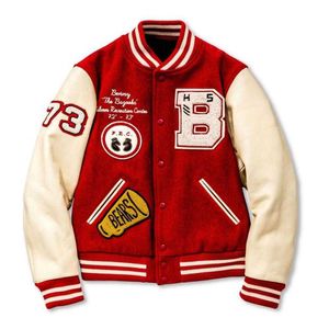 2024 Toptan Erkek Ceketler Özel Beyzbol Letterman Varsity Bomber Ceket