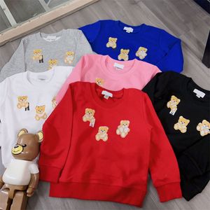 Mother and Kids girls boys print cute bear cartoon tshirt Family alike sweatshirt tops Fashion girl boy jumper tshirts tees Children womens hoodie t shirt clothes