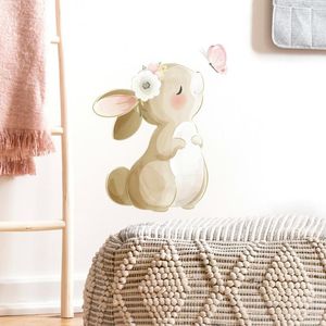 Storage Bags Cartoon Butterfly Wall Sticker Kids Room Background Home Decoration Mural Living Bedroom Wallpaper Stickers