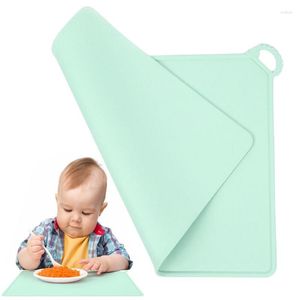 Table Mats Toddler Placemat Silicone Meal Mat For Dining Reusable Placemats Time Portable Busy Kids