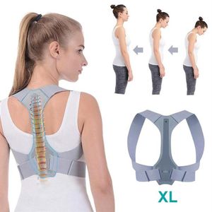 Hållningskorrigerare hunchback behandling hållning bälte justerbar axel rygg stöd rakt rygg rem bälte för kvinnor men270J