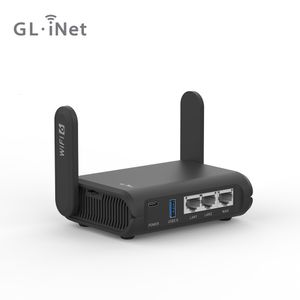 Routers GLiNet GLAXT1800 Slate AX PocketSized WiFi 6 Gigabit Travel Router ExtenderRepeater for el Public Network VPN Client 230812