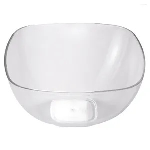 食器セットプラスチックミキシングボウル家庭用アクリルマルチデザートストレージクリアスープ透明ホルダー