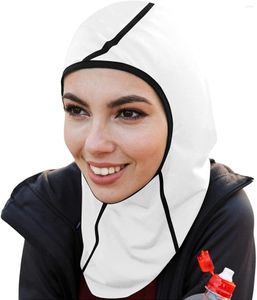Abbigliamento etnico femminile sport sports hijab sciarpa istantanea da 1 pezzi in maglia traspirante per la testa delle sciarpe testata pronta a indossare turbanti