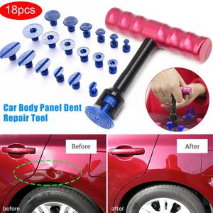 New Professional 18Pcs T-Bar Car Body Panel Paintless Dent Removal Repair Lifter Tool Puller Tabs Car Moto Damage Removal Shi351v