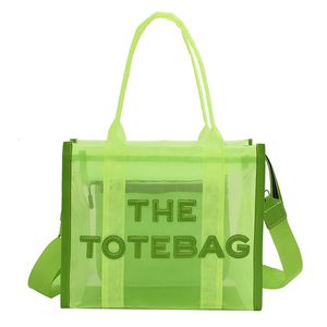 Вечерние сумки Женщины лето очистить сумку Прозрачную квадратную сумку высококачественная роскошная дизайнерская сумочка большая сумка для рук на плече 230812