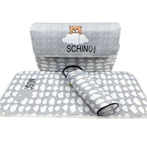 Mutter Baby Windelbeutel 3-teiliger hochwertiger Designer-Druck Multifunktionaler Umhängetasche Mutter und Mädchen Geschenk kreativ B38