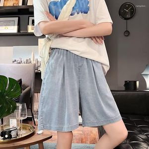 Frauen Jeans Blue High Taille Y2K Fashion Denim Shorts Sommer Koreanische Hosen Lose Street Vintage Großhandel