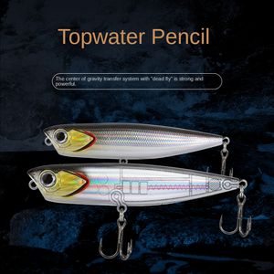 Baits Lures 1PC Topwater Floating Pencil Wobblers 5g 10g 15g Fishing Lures Bass Surface Stickbait Artificial Walking Baits Trolling Pesca 50 230812