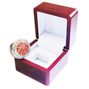 Fantasy basketball champion ring with stand no year new arrive full size 8-14