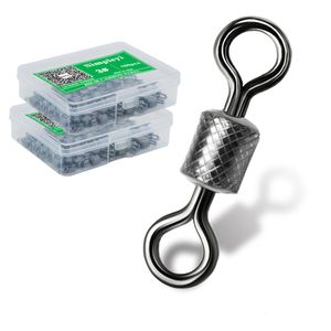 Acessórios de pesca 50pcs/caixa de aço inoxidável Conector de pesca Glata