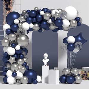 Altre forniture per feste eventi blu sclette blu palloncini ghirlanda matrimonio compleanno baby shower boy decoration anniversary globos ballon bleu 230812