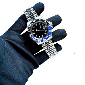 Mens 40mm GMT Sub Style DIVER MOD Watch Man Watch di alta qualità Sapphire Crystal 8215 Orologio in acciaio inossidabile Orologi Women Waterproof Luminous Orgelli da polso