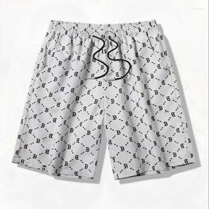 Erkek Şort Hızlı Kurutma Günlük Bel Drawstring Erkek Yaz Yumuşak Moda Tarzı Boardshort Bermuda Plajı 001c